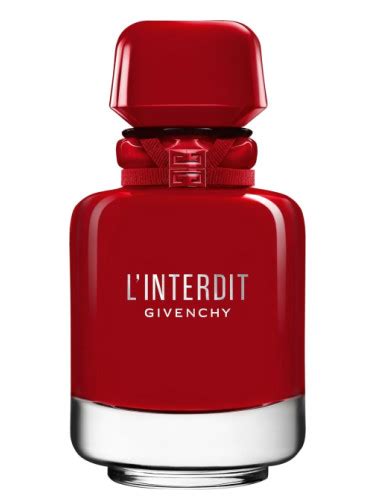 l'interdit givenchy fragrantica donna|givenchy rouge interdit notes.